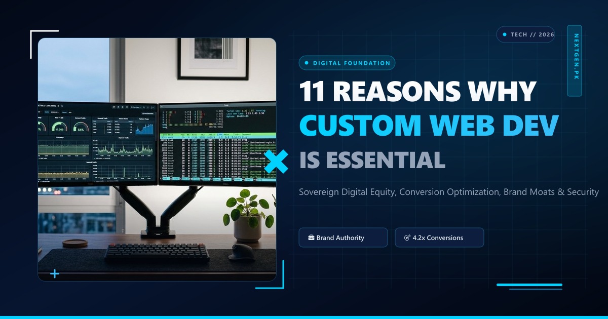 11 Reasons Why Custom Web Development Is Crucial for Your Business in 2026