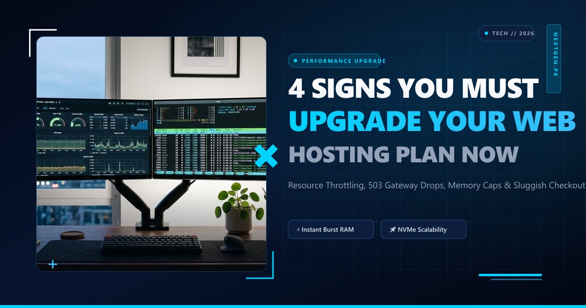 4 Telltale Signs You Should Upgrade Your Web Hosting Plan Now