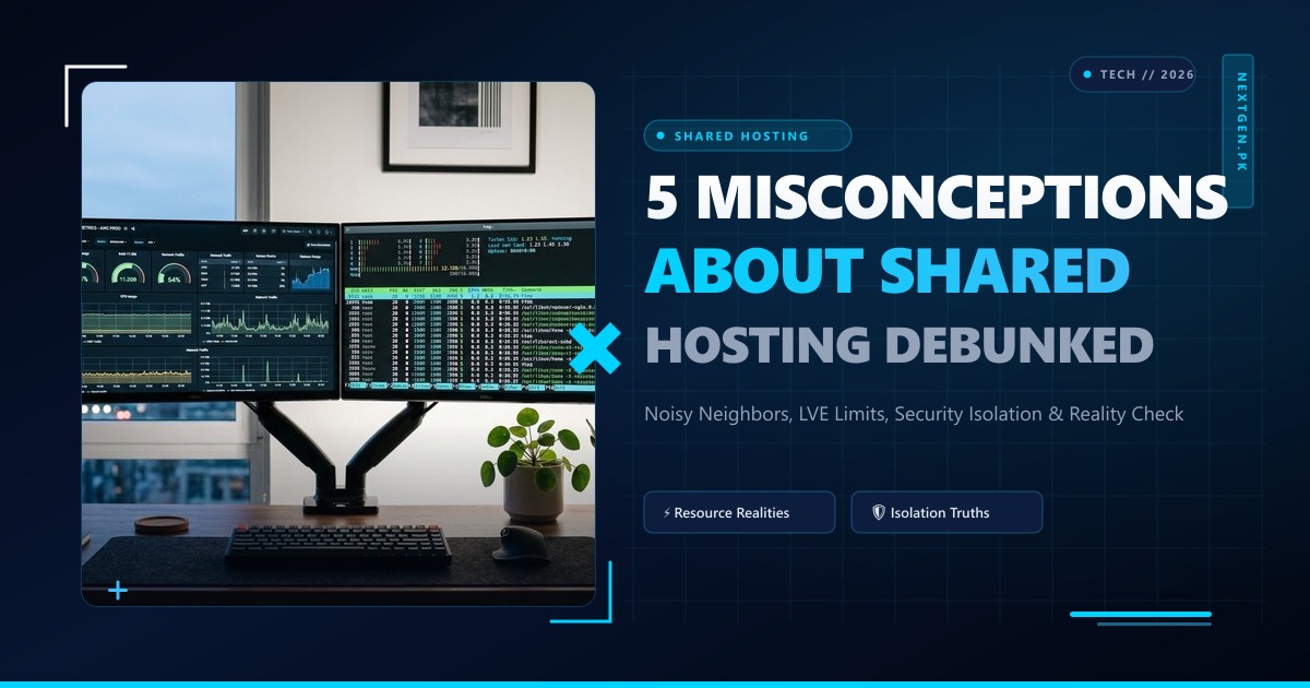 5 Common Misconceptions About Shared Hosting Debunked (2026 Reality Check)