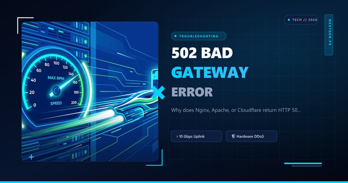 502 Bad Gateway Error: What It Means & How to Fix It (Server & Sysadmin Guide 2026)
