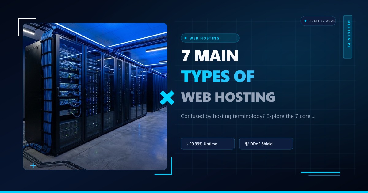 7 Main Types of Web Hosting You Should Know About: The 2026 Guide