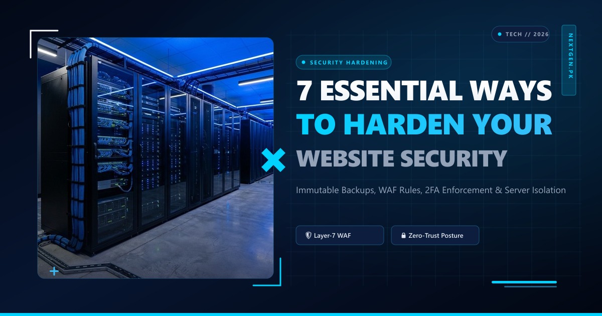 7 Simple Ways to Improve Your Website Security: Essential Hardening Checklist