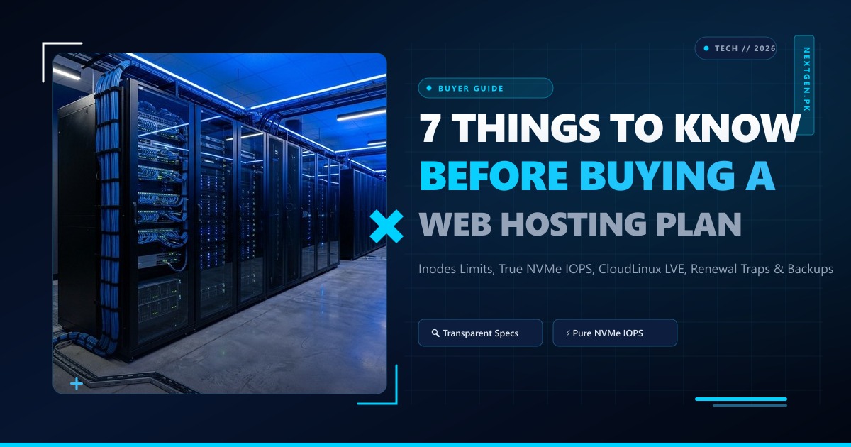 7 Things You Must Know Before Purchasing a Web Hosting Plan in 2026