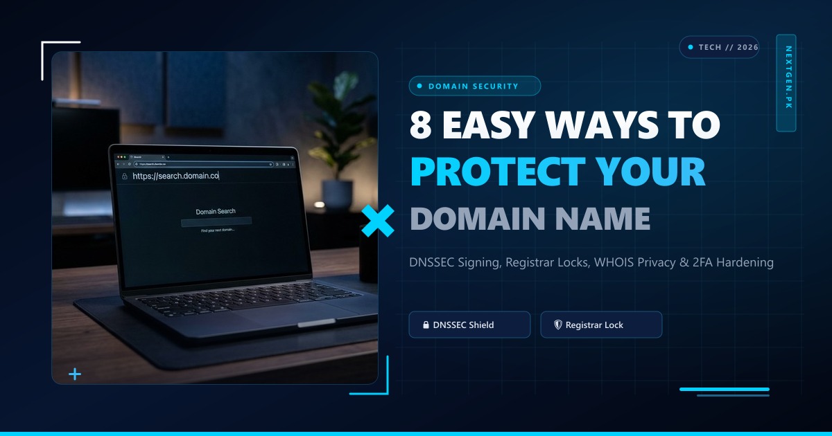 8 Easy Ways to Protect Your Domain Name from Hijacking & Theft (2026 Guide)