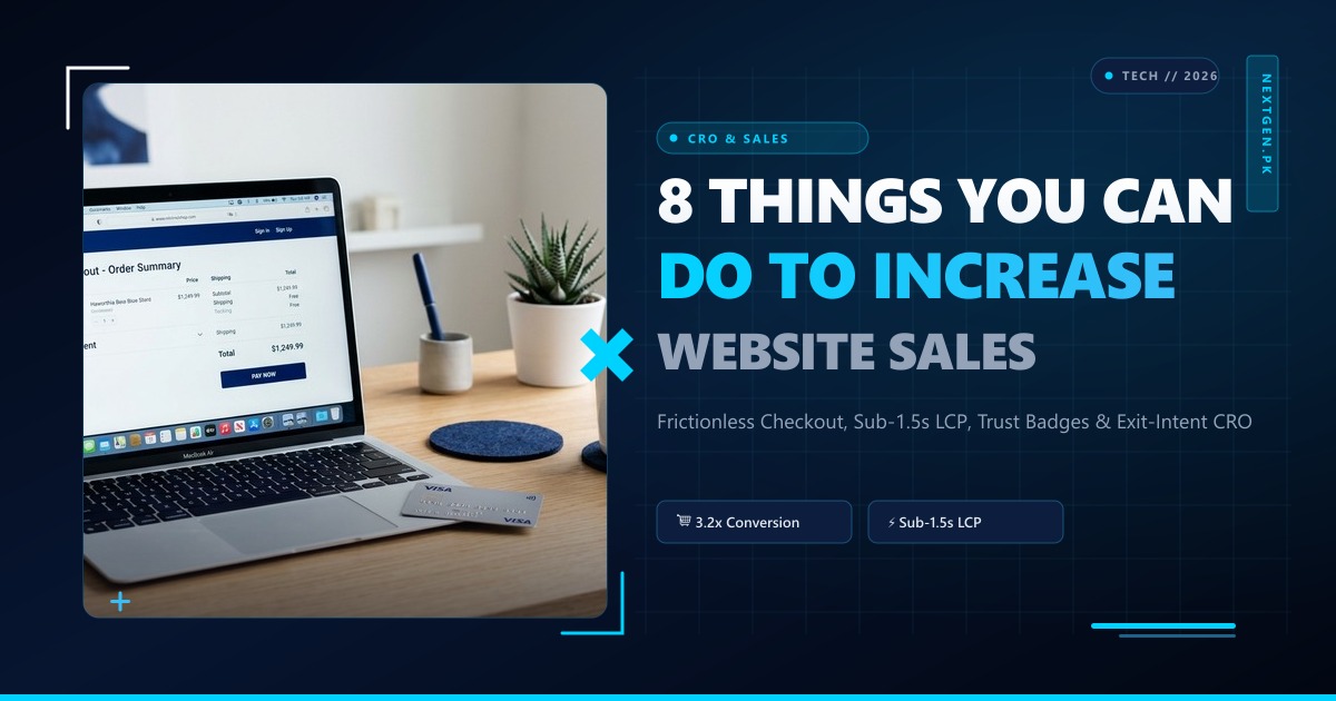 8 Things You Can Do to Increase Website Sales: CRO Engineering Blueprint for 2026