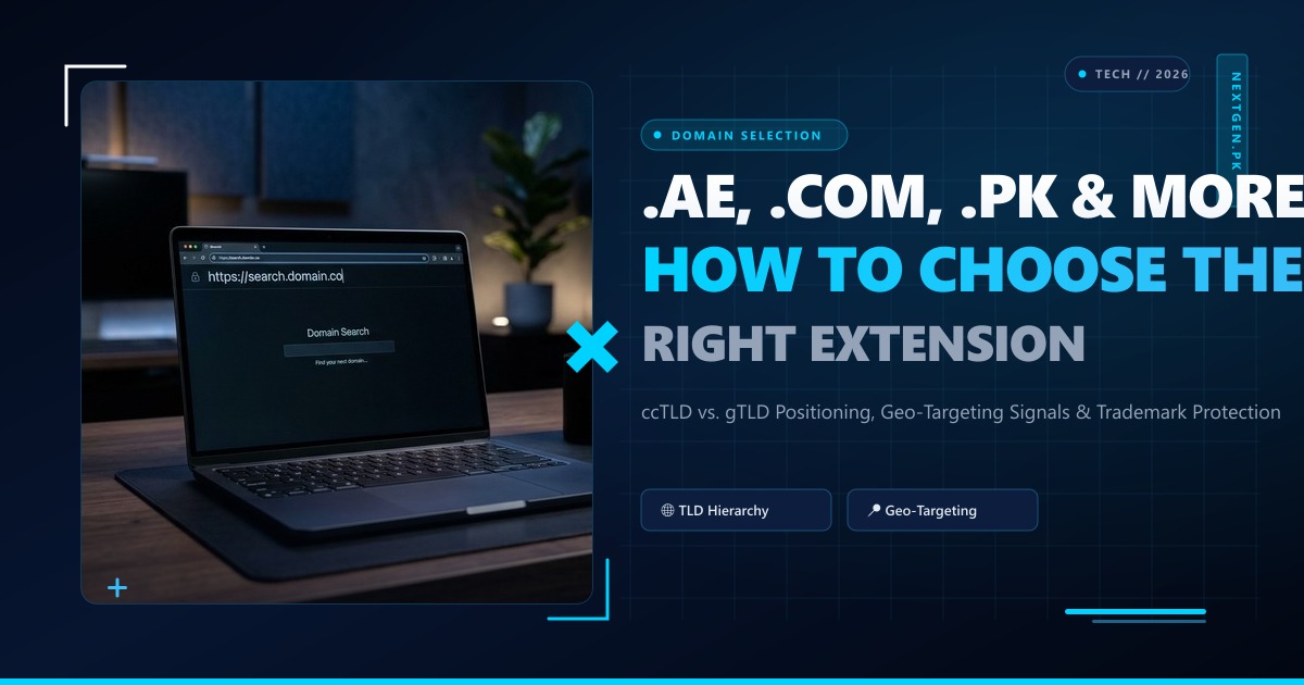 .AE, .COM, .PK & More: How to Choose the Right Domain Extension in 2026