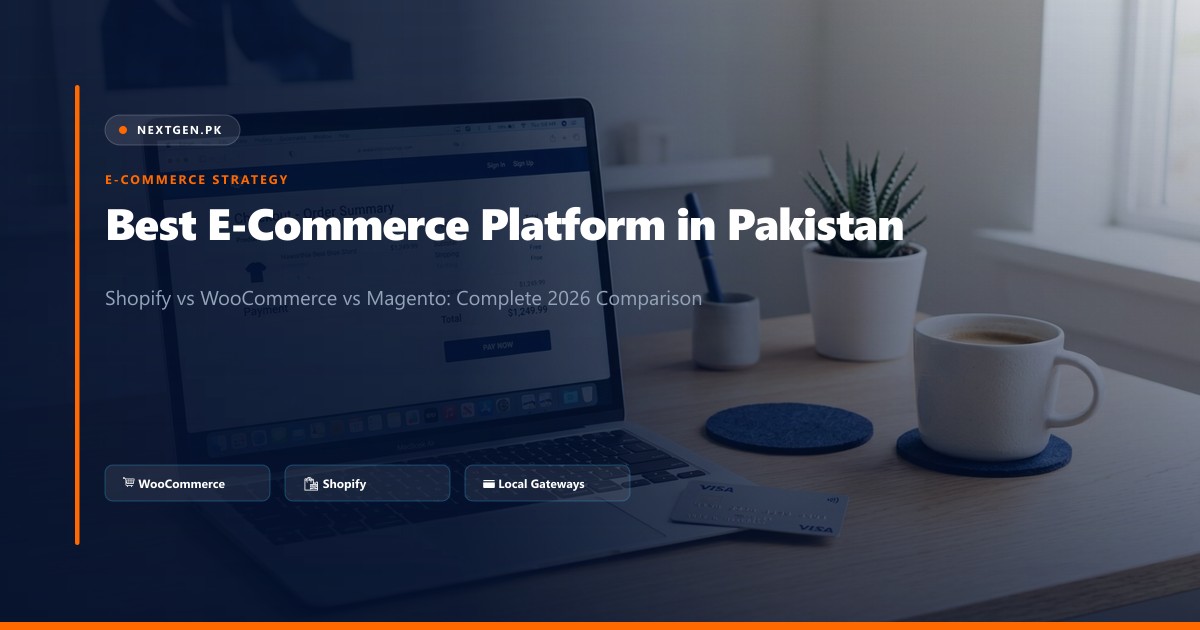 Best E-Commerce Platform in Pakistan (2026): Shopify vs WooCommerce vs Magento