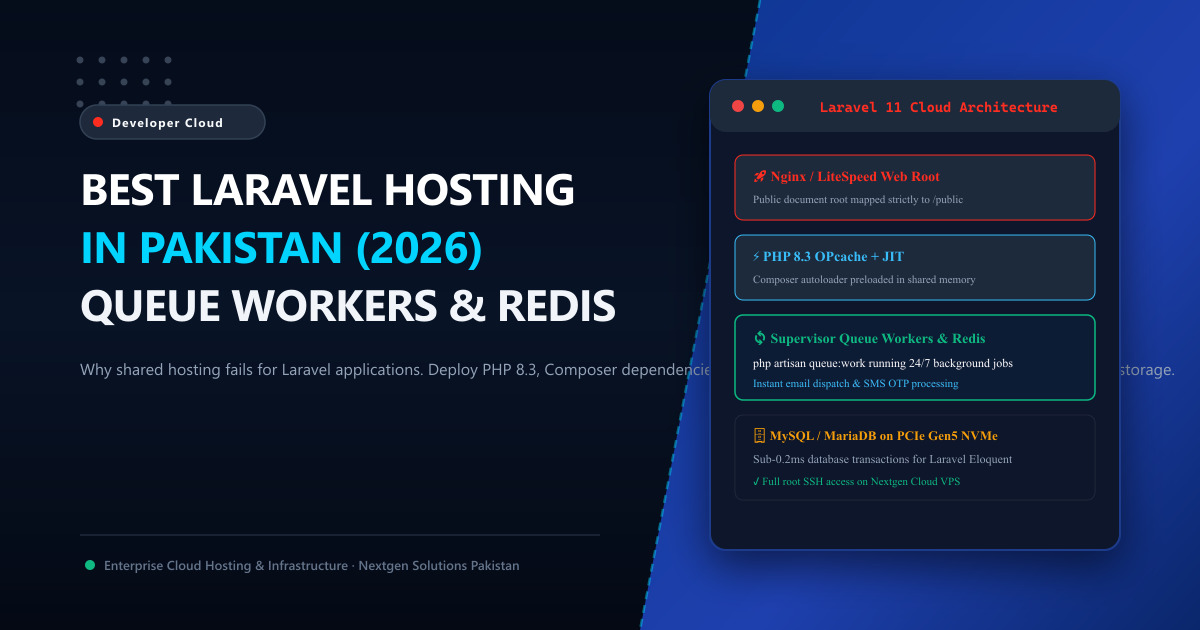Best Laravel Hosting in Pakistan: Why Shared Hosting Fails & How to Deploy on Cloud VPS (2026)