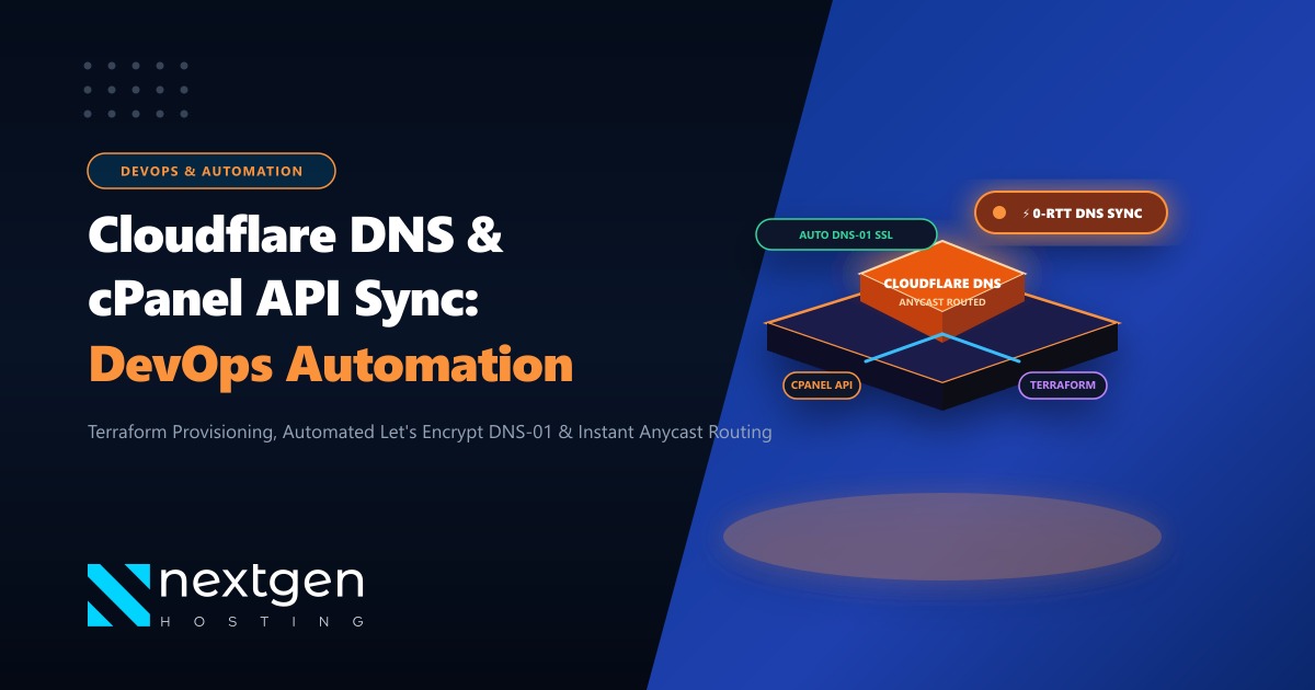 Cloudflare DNS & cPanel API Automation: Complete Synchronization Guide (2026)