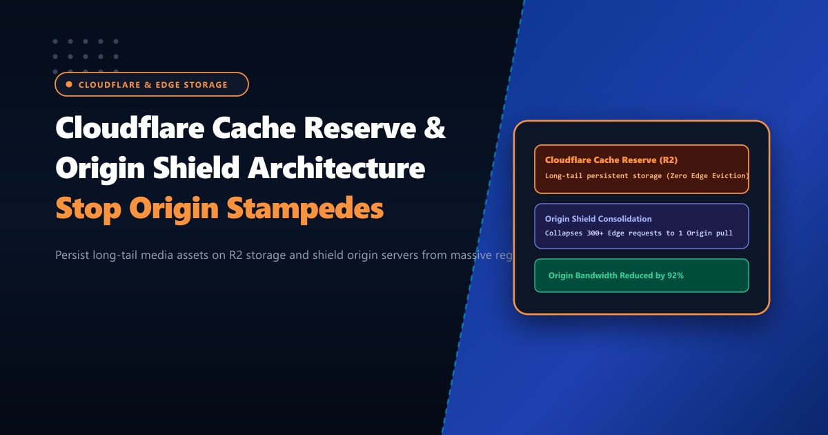 Cloudflare Cache Reserve & Origin Shield: Stop Origin Stampedes in Pakistan