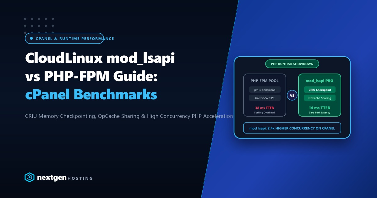 CloudLinux mod_lsapi vs PHP-FPM: The Ultimate cPanel Benchmark in Pakistan (2026)