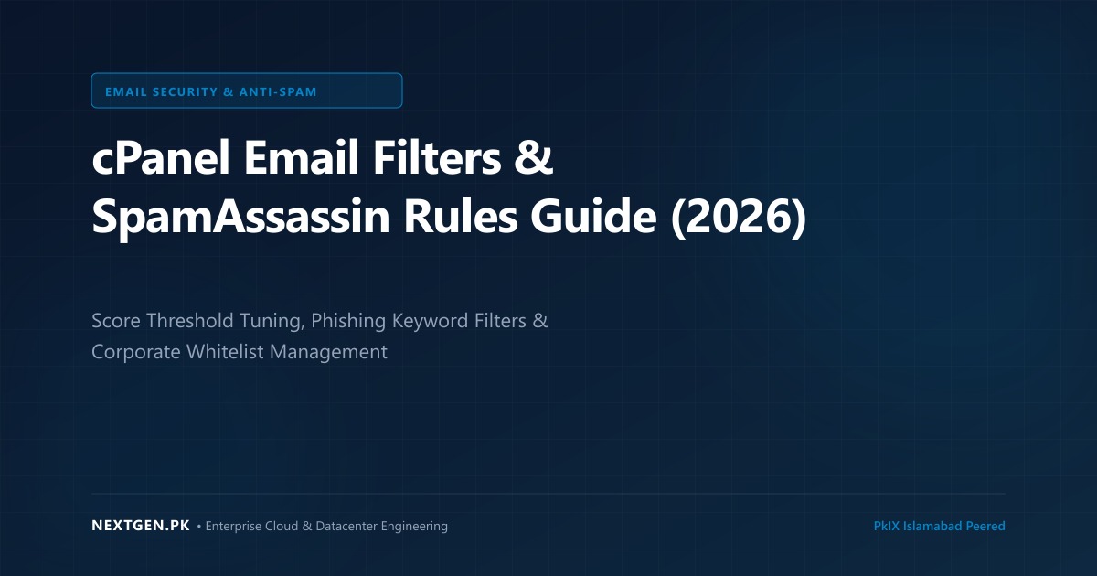 cPanel Email Filters & SpamAssassin Rules: Complete Anti-Spam Guide (2026)