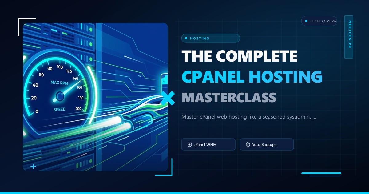 The Complete cPanel Hosting Masterclass (2026): Why It's Still the Undefeated King of Web Hosting