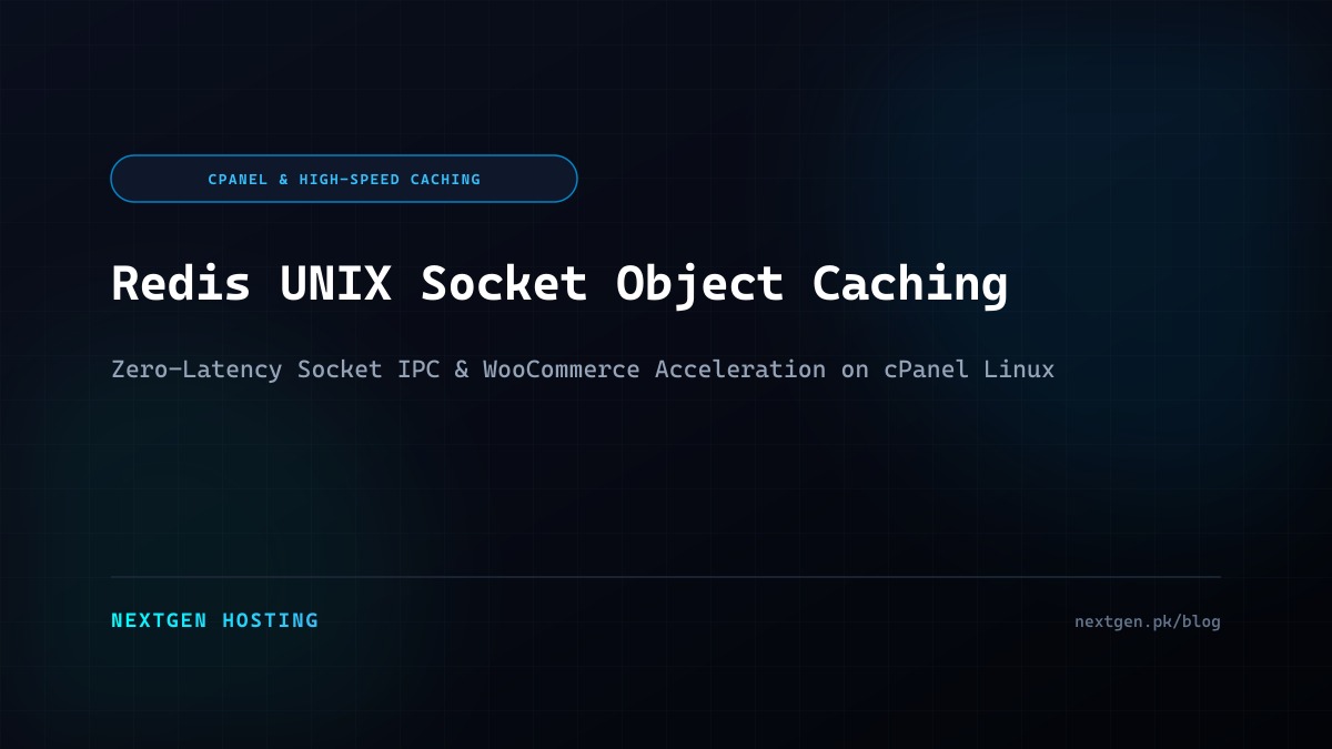 cPanel Redis UNIX Domain Socket Object Cache Tuning: Zero-Latency WordPress Acceleration