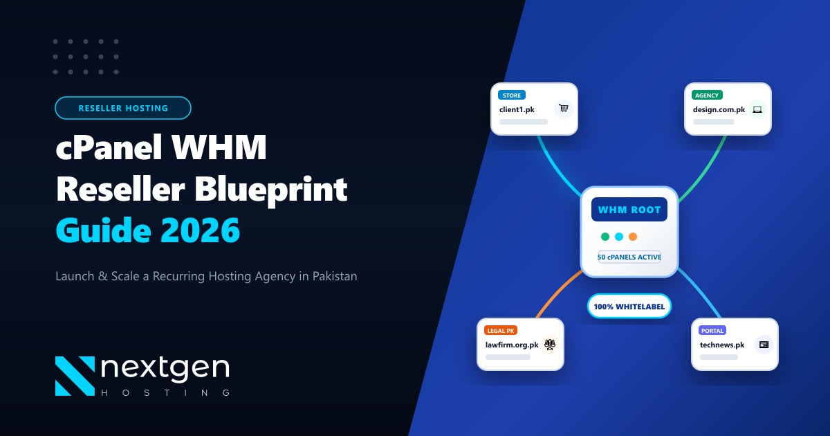 cPanel Reseller Hosting in Pakistan: Complete WHM Business Blueprint & Pricing (2026)