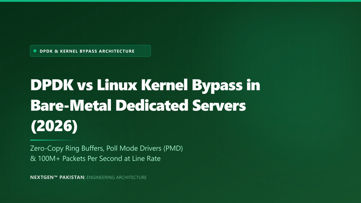 DPDK vs Linux Kernel Bypass for High-Throughput Packet Processing on Dedicated Servers (2026)