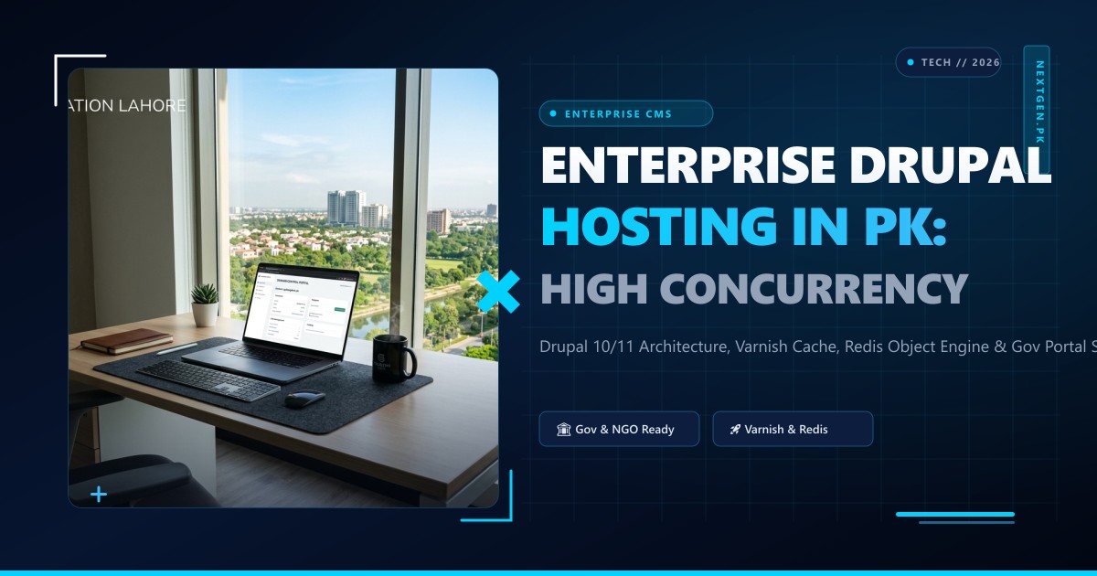Enterprise Drupal Hosting in Pakistan: Security Hardening, Varnish & Redis Architecture