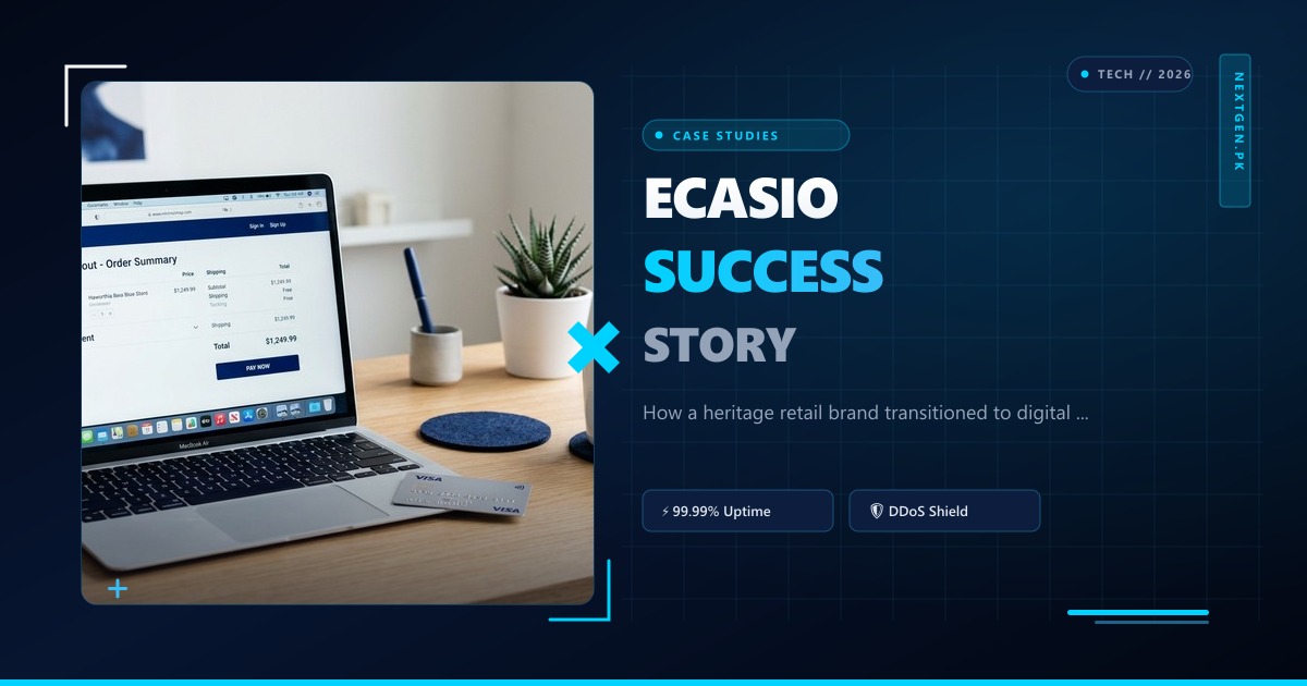 Ecasio Success Story: Scaling E-Commerce Traffic 3x with High-Performance Hosting & SEO