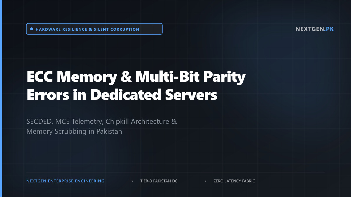 ECC Memory & Multi-Bit Parity Errors in Dedicated Servers