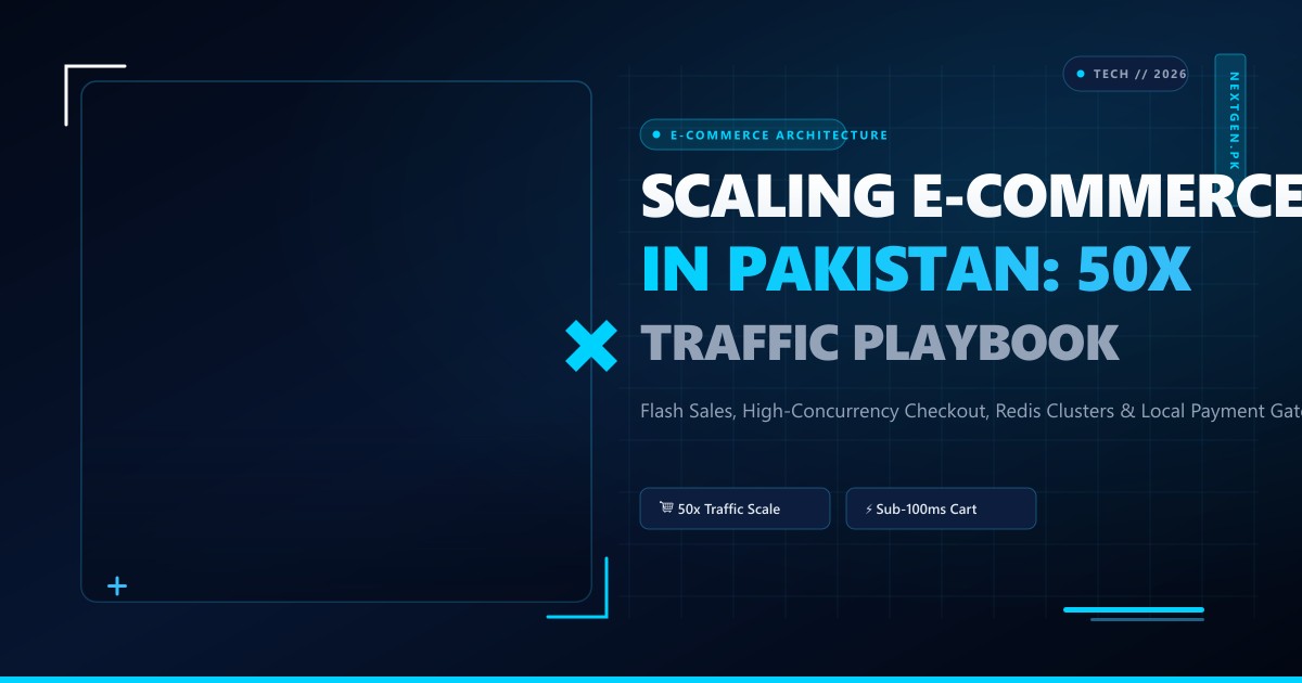 E-Commerce Growth in Pakistan: The 50x Traffic Scaling Playbook (2026 Case Study)