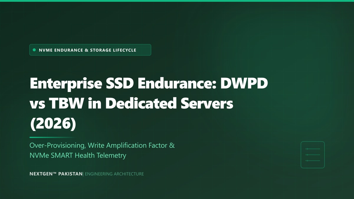 Enterprise SSD Endurance: DWPD vs TBW in Dedicated Servers (2026)