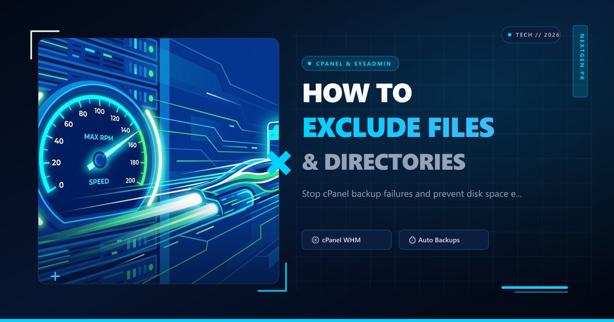 How to Exclude Files & Directories from cPanel Backups (cpbackup-exclude.conf Guide)