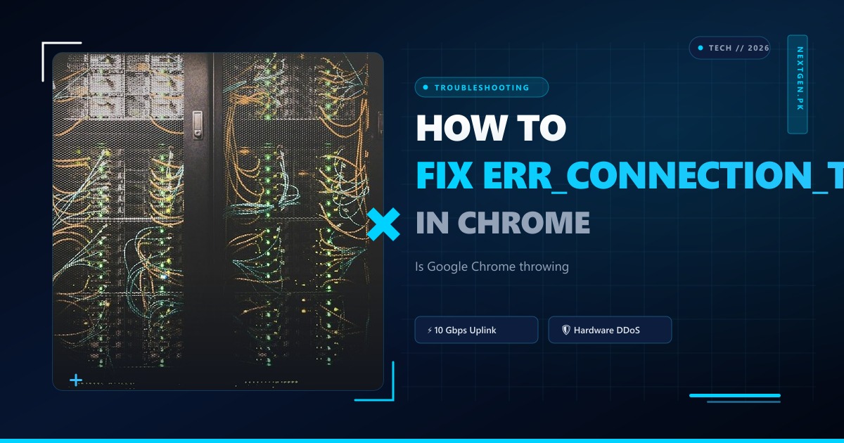 How to Fix ERR_CONNECTION_TIMED_OUT in Chrome: Deep Network & Server Diagnostics (2026)