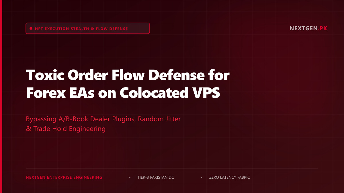 Toxic Order Flow Defense for Forex EAs on Colocated VPS