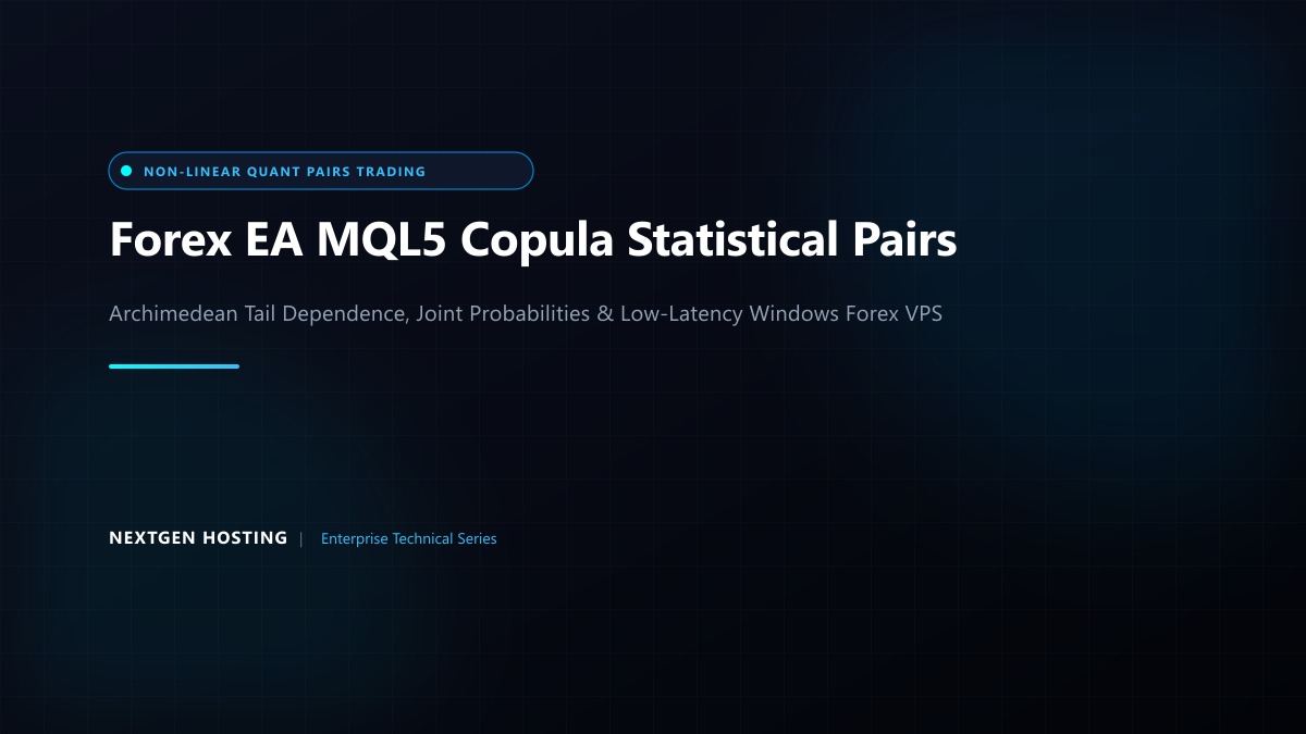Forex EA MQL5 Copula Statistical Pairs Trading on Windows Forex VPS in Pakistan