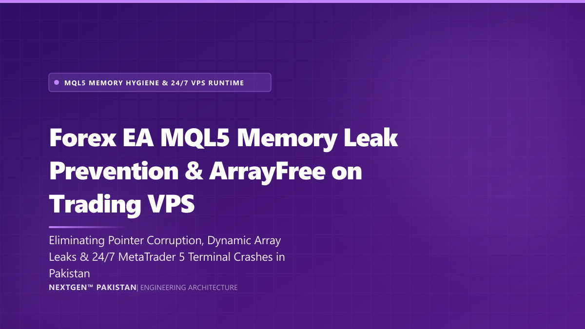Forex EA MQL5 Memory Leak Prevention & ArrayFree on 24/7 Trading VPS (2026)