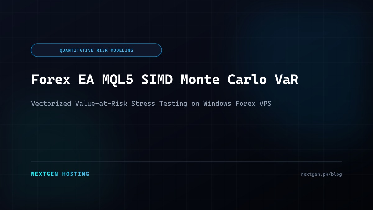 Forex EA MQL5 SIMD Monte Carlo VaR: Real-Time Risk Modeling on Windows Forex VPS
