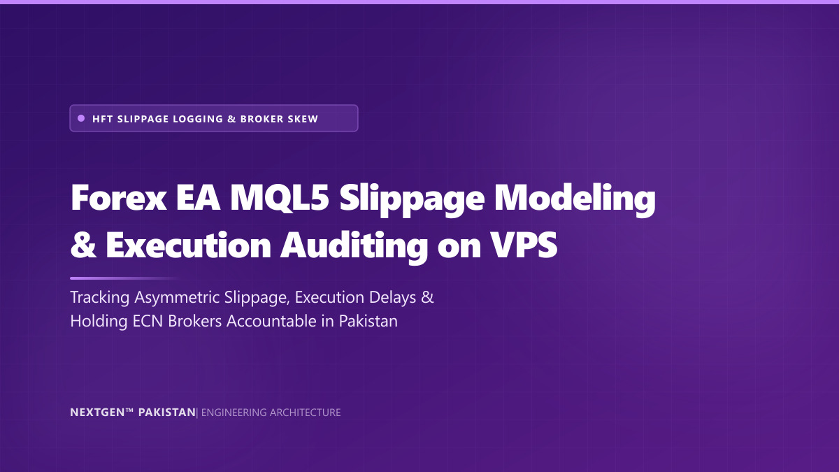 Forex EA MQL5 Slippage Modeling & Execution Auditing on Low-Latency VPS (2026)