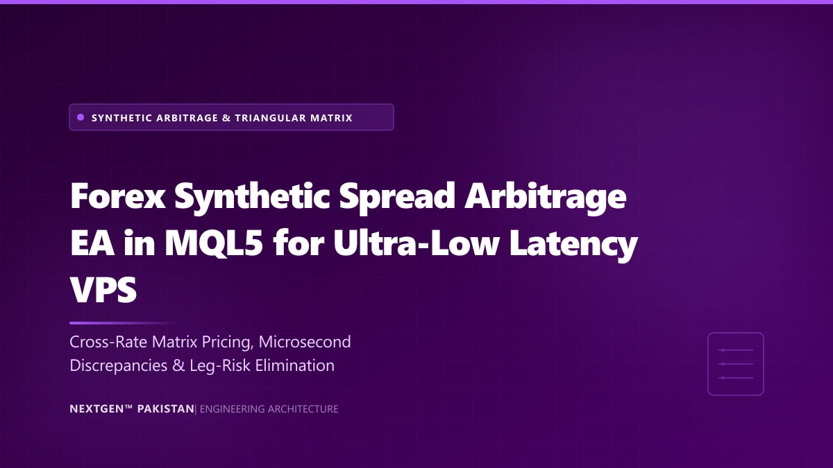 Forex Synthetic Spread Arbitrage EA in MQL5 for Ultra-Low Latency VPS (2026)