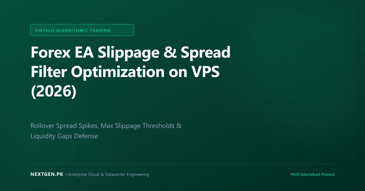 Forex EA Slippage & Spread Filter Optimization on VPS (2026)
