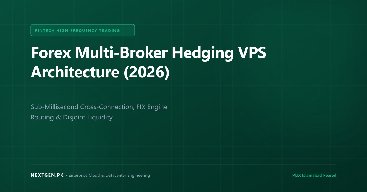 Forex Multi-Broker Hedging VPS Architecture: Sub-Millisecond Execution (2026)