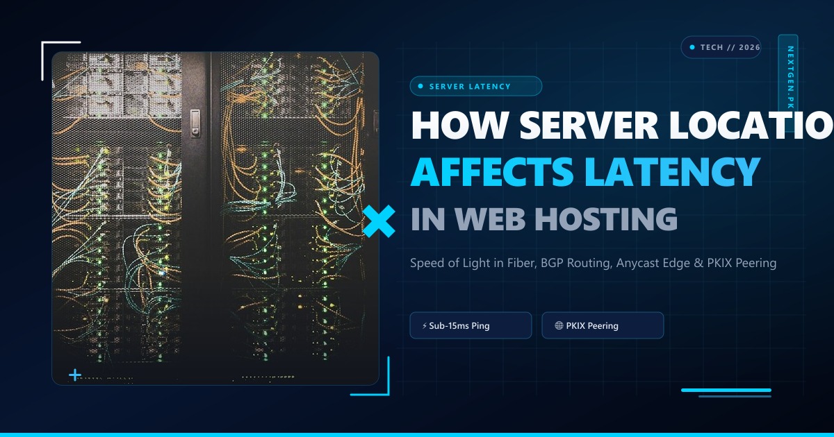 How Does Server Location Affect Latency in Web Hosting? Physics, Routing & Real-World Benchmarks