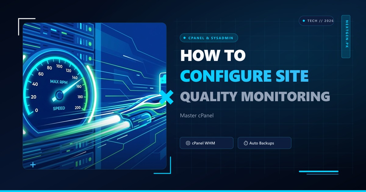 How to Configure Site Quality Monitoring in cPanel: Complete 2026 Tutorial