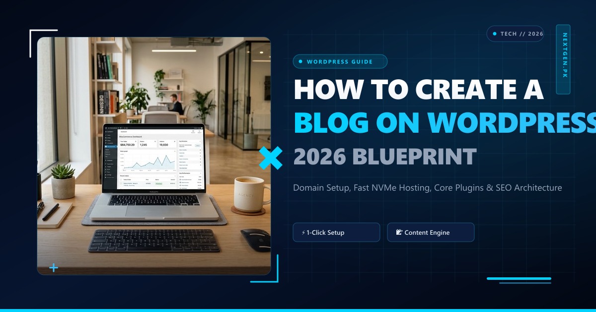 How to Create a Professional Blog on WordPress (2026 Step-by-Step Blueprint)