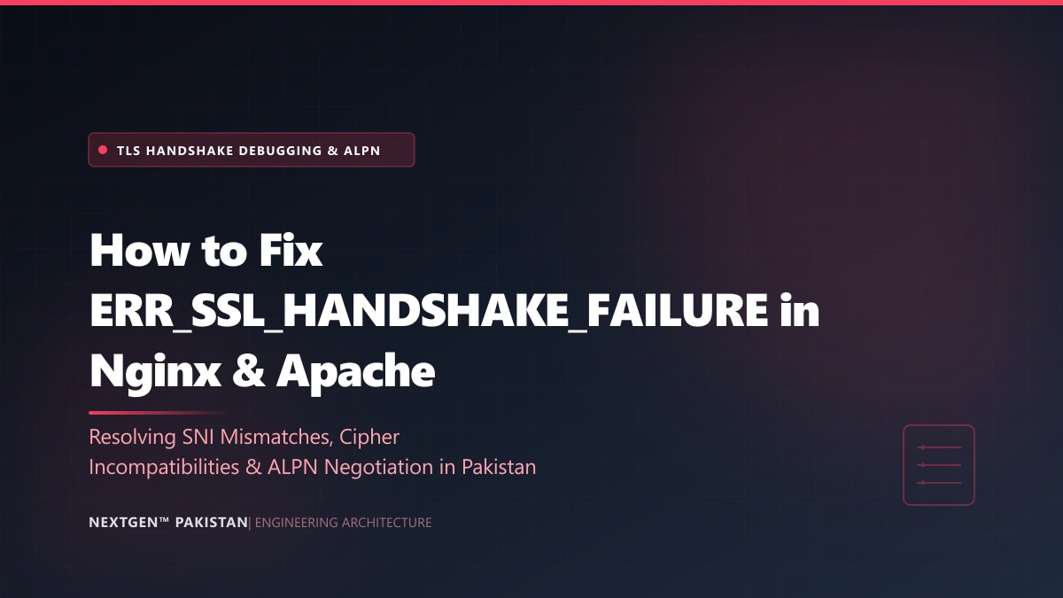 How to Fix ERR_SSL_HANDSHAKE_FAILURE in Nginx & Apache (2026)