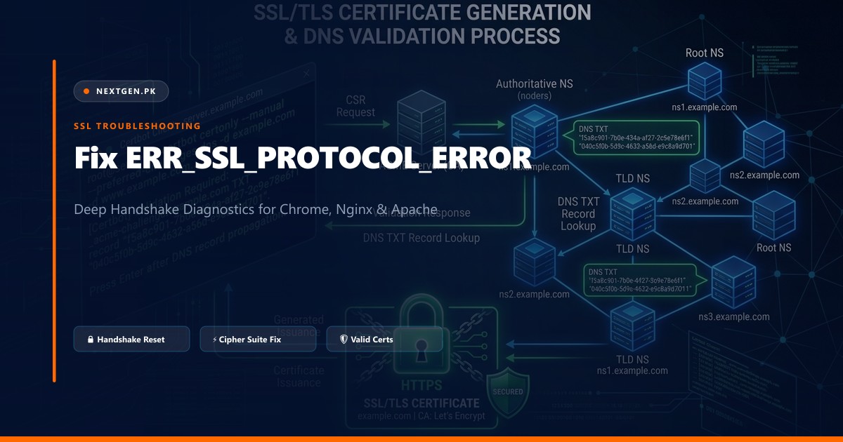 How to Fix ERR_SSL_PROTOCOL_ERROR: Browser & Server Diagnostic Guide (2026)