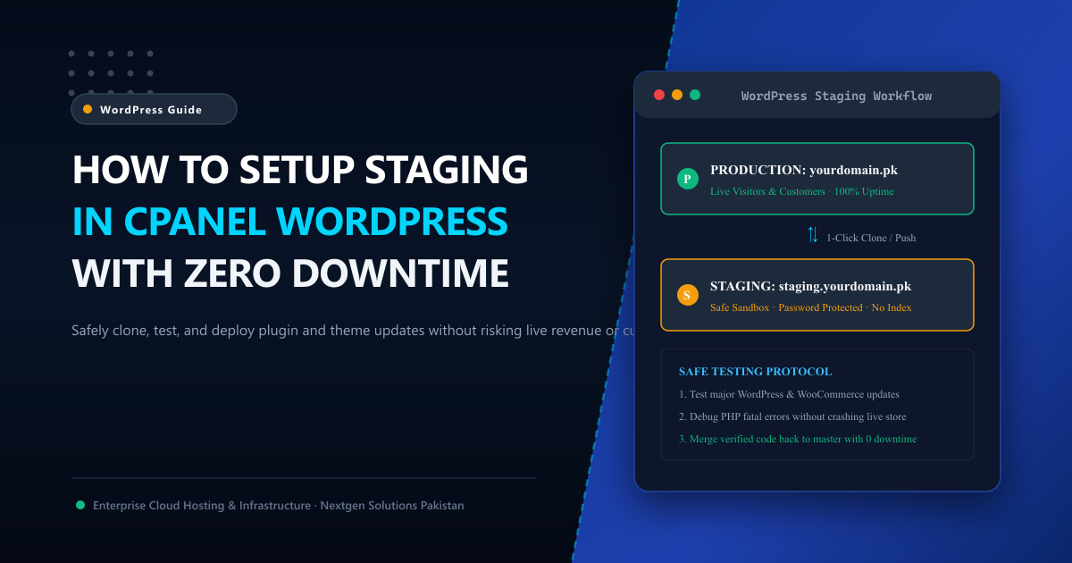How to Create a WordPress Staging Site in cPanel: The Safe Zero-Downtime Tutorial