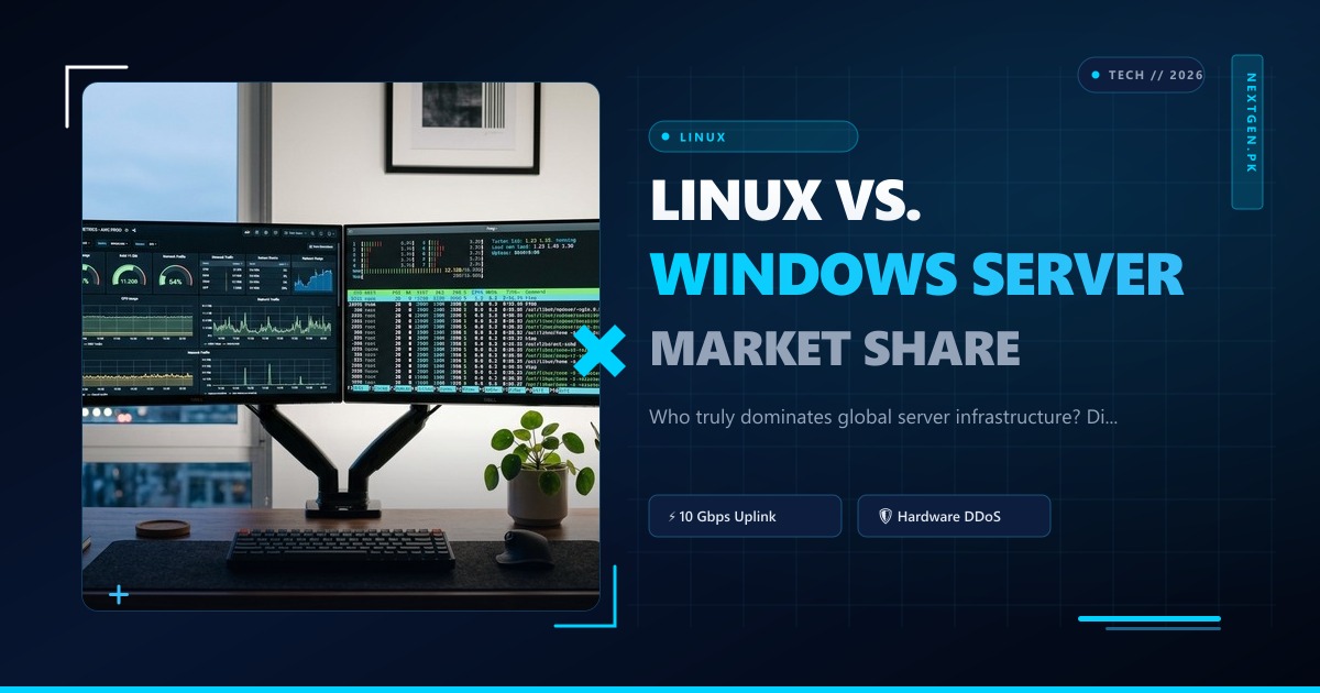 Linux vs. Windows Server Market Share: 2026 Industry Statistics & Enterprise Trends