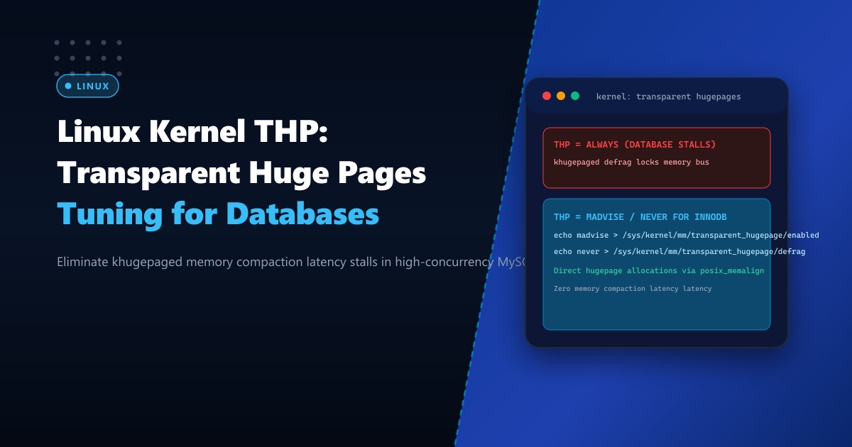 Linux Kernel THP: Transparent Huge Pages Tuning for Database Nodes in Pakistan