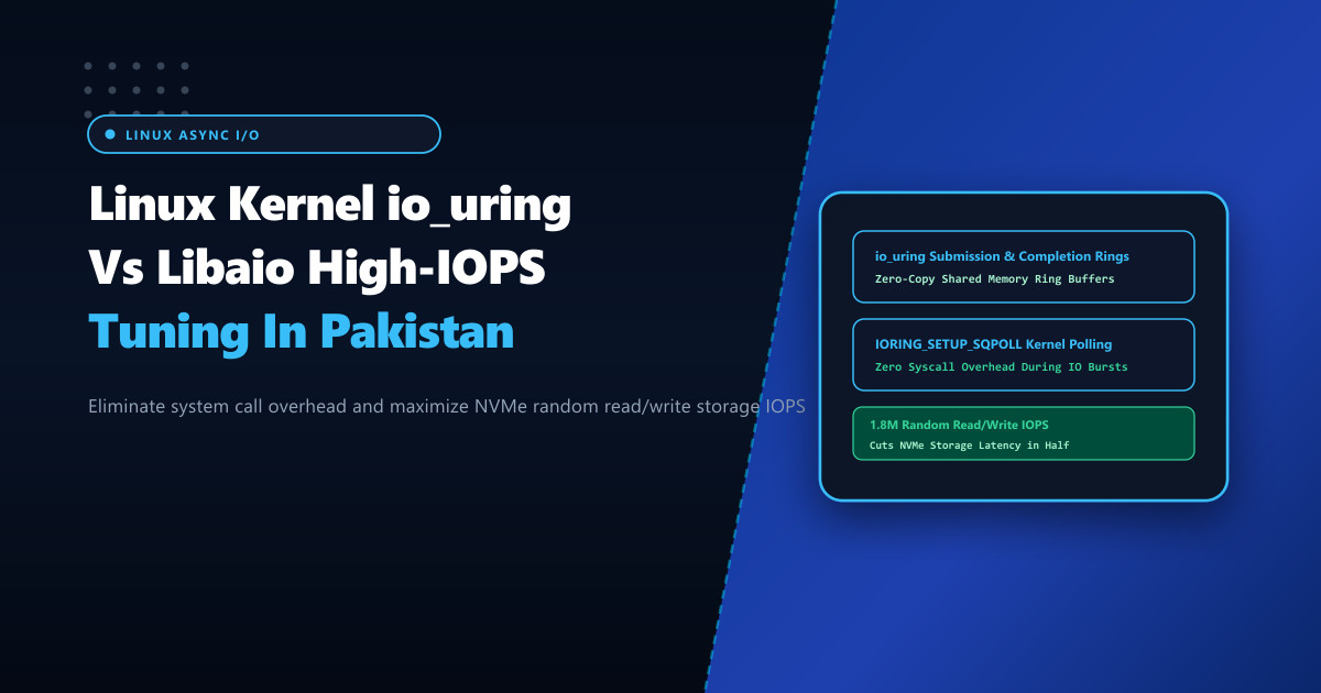 Linux Kernel io_uring vs libaio High-IOPS Asynchronous I/O in Pakistan