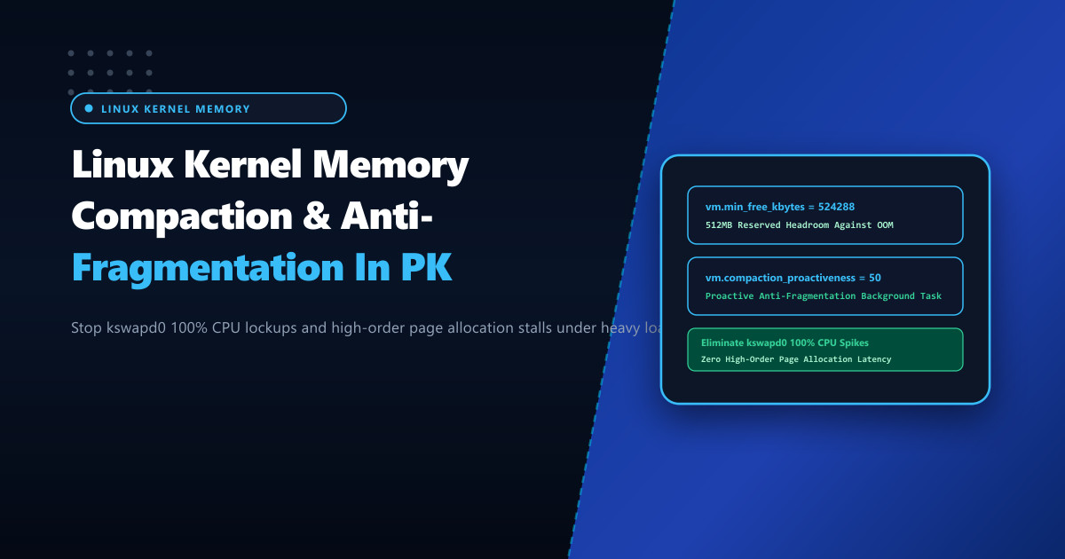 Linux Kernel Page Allocation & Memory Compaction Tuning in Pakistan