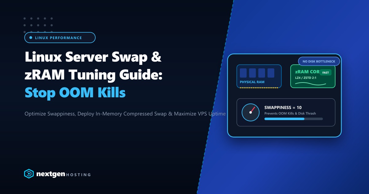 Linux Server Swap Space & zRAM Tuning: Eliminate OOM Kills in Pakistan (2026)