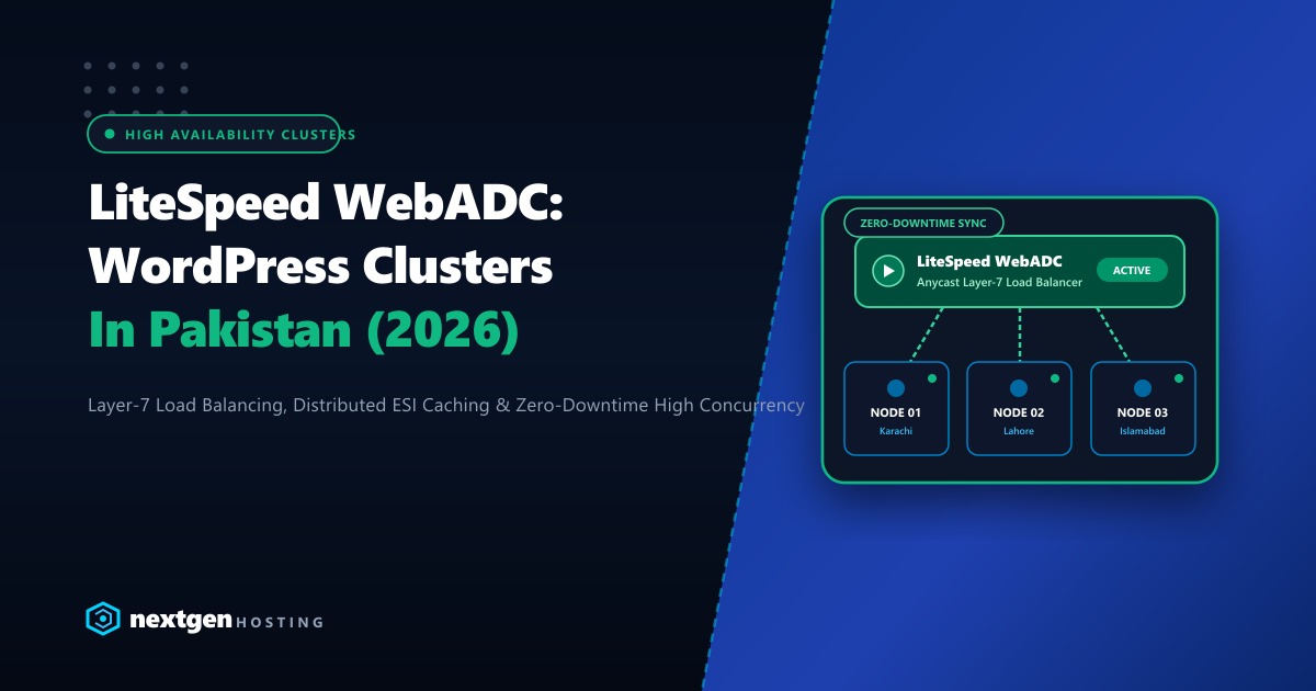 LiteSpeed WebADC: Building High-Availability WordPress Clusters in Pakistan (2026)