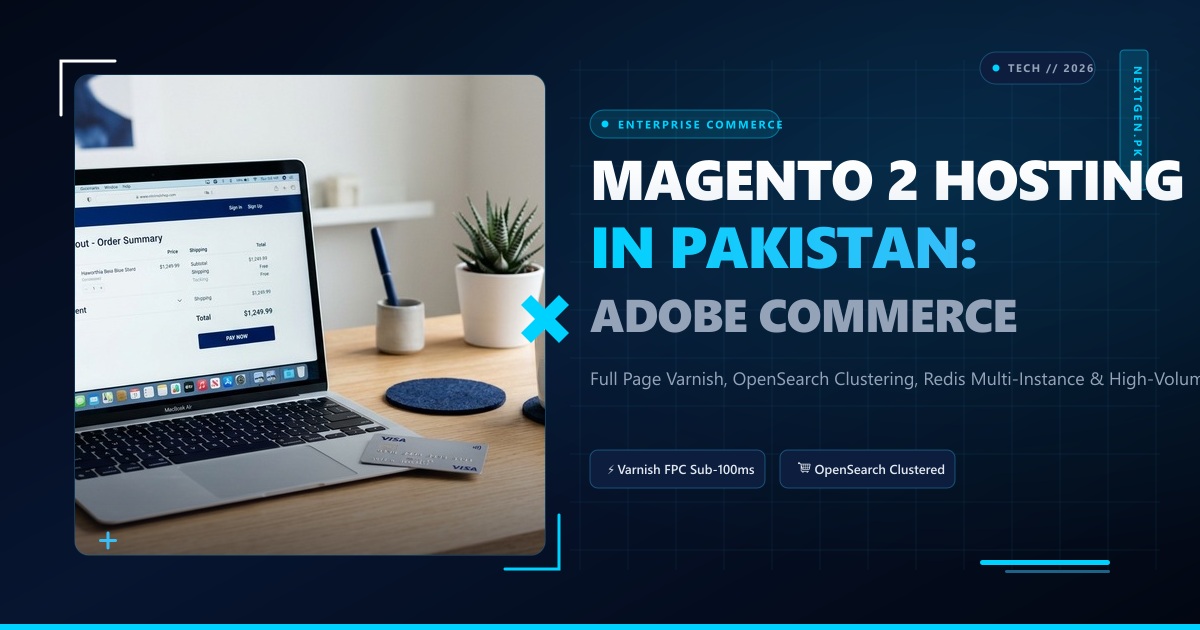 Magento Hosting in Pakistan: Adobe Commerce High-Performance Architecture, Varnish & OpenSearch Guide