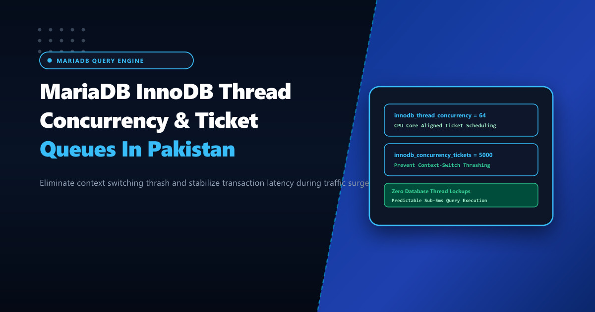 MariaDB InnoDB Thread Concurrency & Ticket Queue Tuning in Pakistan
