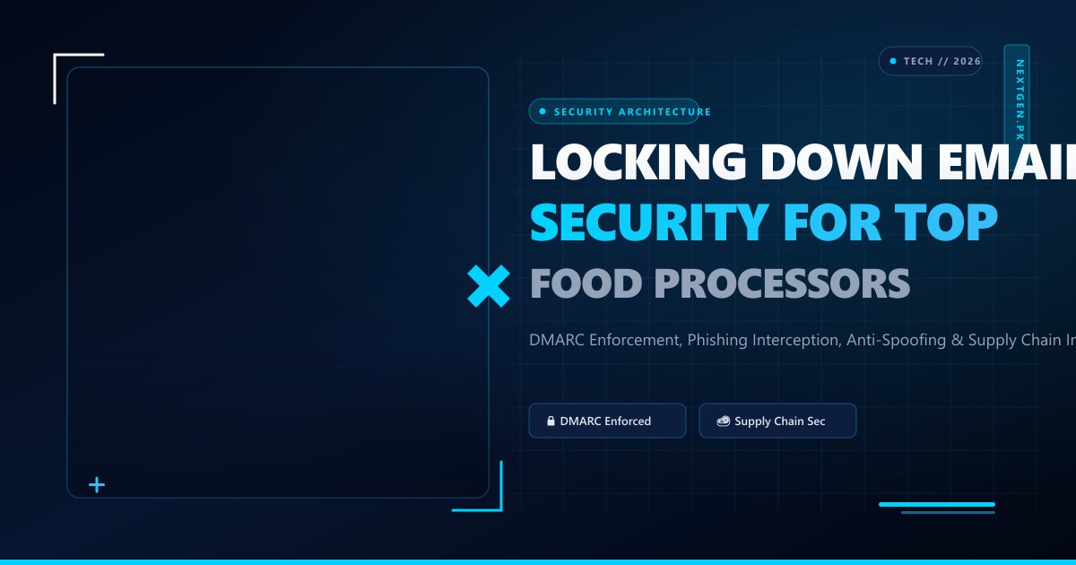 Case Study: Locking Down Email Security & Zero-Trust Deliverability for High-Volume Food & FMCG Supply Chains
